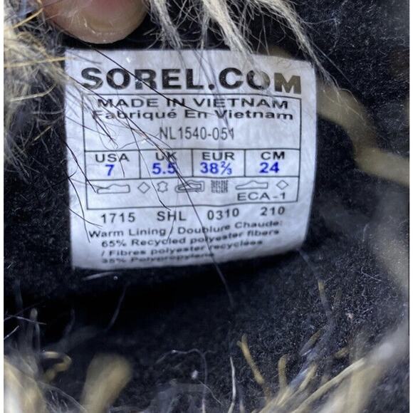 Sorel Women's Winter Joan Of Arctic Boots Grey Suede Faux fur Size 7 NL1540-051‎ - Picture 5 of 12